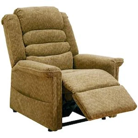 "Pow'r Lift" Full Lay-Out Chaise Recliner w/Heat and Massage